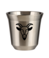 Kubek srebrny 150 ml, KOZIOROZEC (czarny) kubek termiczny na kawe | 85,00 zł