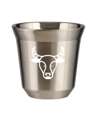 Kubek srebrny 150 ml, BYK (bialy)