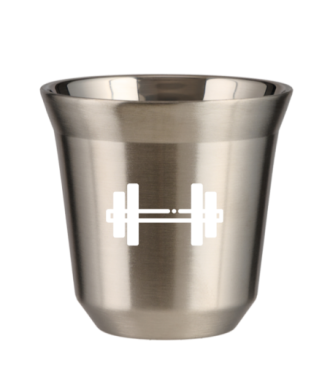 Kubek srebrny 150 ml, SZTANGA (bialy)