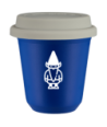 Kubek navy blue 150 ml, KRASNAL 2 (bialy) z pokrywka biala kubek termiczny na kawe | 75,00 zł