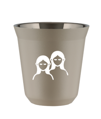 Kubek 240 ml BEŻOWY "Bliźnięta (biały)" Kubek 240 ml BEŻOWY "Bliźnięta (biały)"