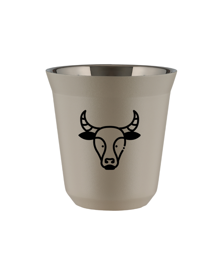 Kubek 240 ml BEŻOWY "Byk"