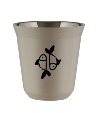 Kubek 240 ml BEŻOWY "Ryby" Kubek 240 ml BEŻOWY "Ryby"