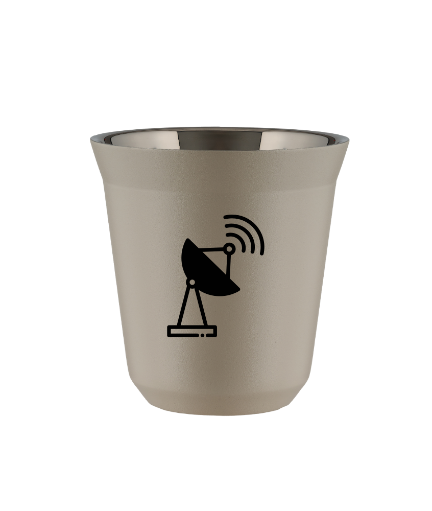 Kubek 240 ml BEŻOWY "Antena"