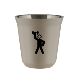 Cup 240 ml BEIGE "Strongman 2"