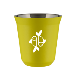 Cup 240 ml YELLOW "Pisces (white)"