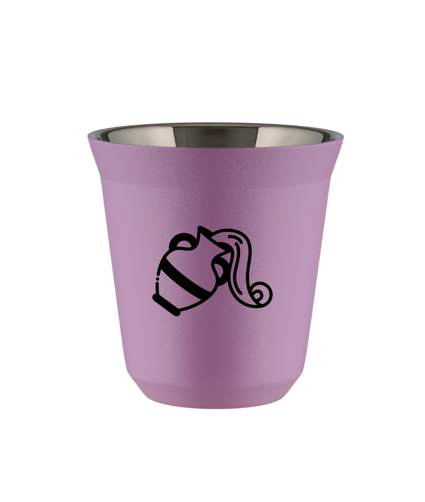 Kubek 240 ml LILIOWY "Wodnik (czarny)"