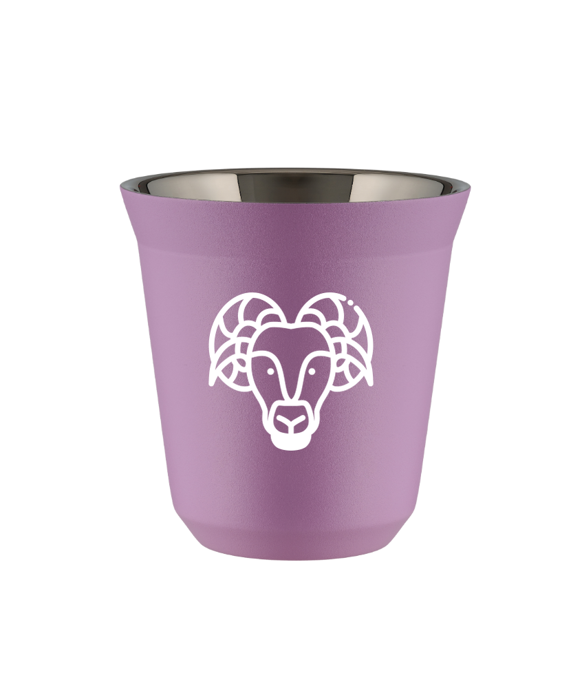 Cup 240 ml LILAC "Aries (white)"