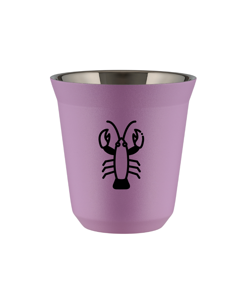 Kubek 240 ml LILIOWY "Rak (czarny)"