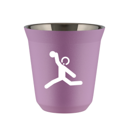 Cup 240 ml LILAC "Discus throw (white)"