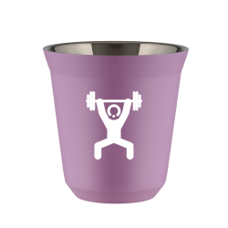 Cup 240 ml LILAC "Strongman 1 (white)"