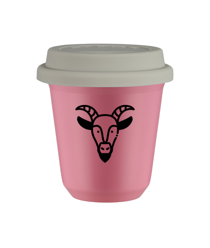 Kubek hot pink 240 ml, KOZIOROZEC z pokrywka biala kubek termiczny na kawe | 85,00 zł Kubek hot pink 240 ml, KOZIOROZEC z pokrywka biala kubek termiczny na kawe | 85,00 zł