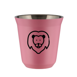 Cup 240 ml PINK "Leo (black)"