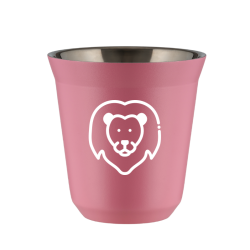 Cup 240 ml PINK "Leo (white)"