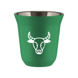 Cup 80 ml GREEN "Taurus (white)"