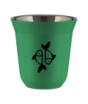 Kubek zielony mat 80 ml, RYBY kubek termiczny na kawe | 70,00 zł