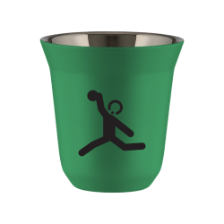 Cup 80 ml GREEN "Discus throw (black)"