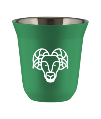 Kubek 150 ml ZIELONY "Baran (biały)" Kubek 150 ml ZIELONY "Baran (biały)"