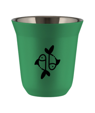 Kubek 150 ml ZIELONY "Ryby (czarny)" Kubek 150 ml ZIELONY "Ryby (czarny)"