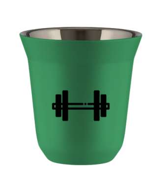 Kubek 150 ml ZIELONY "Sztanga" Kubek 150 ml ZIELONY "Sztanga"