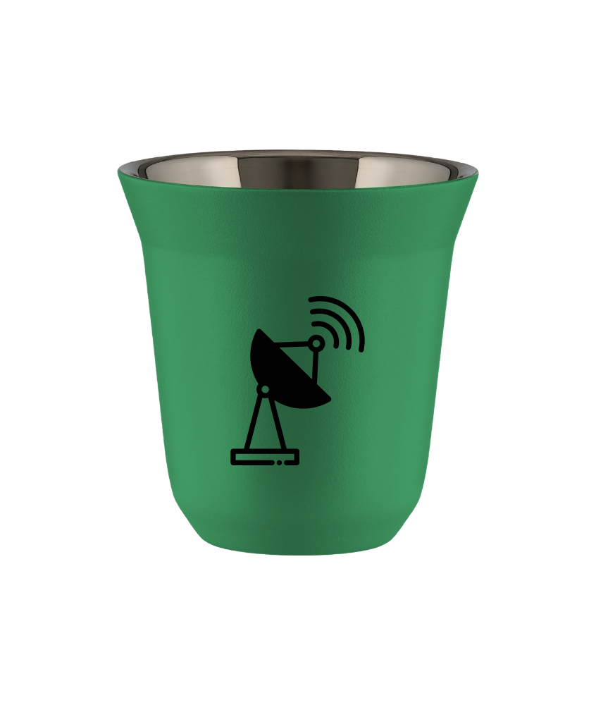 Kubek 150 ml ZIELONY "Antena"