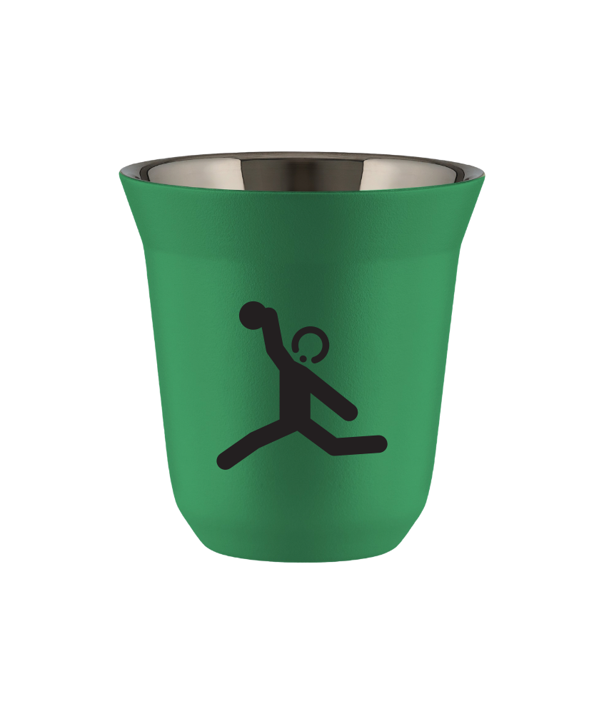 Kubek 150 ml ZIELONY "Rzut dyskiem"