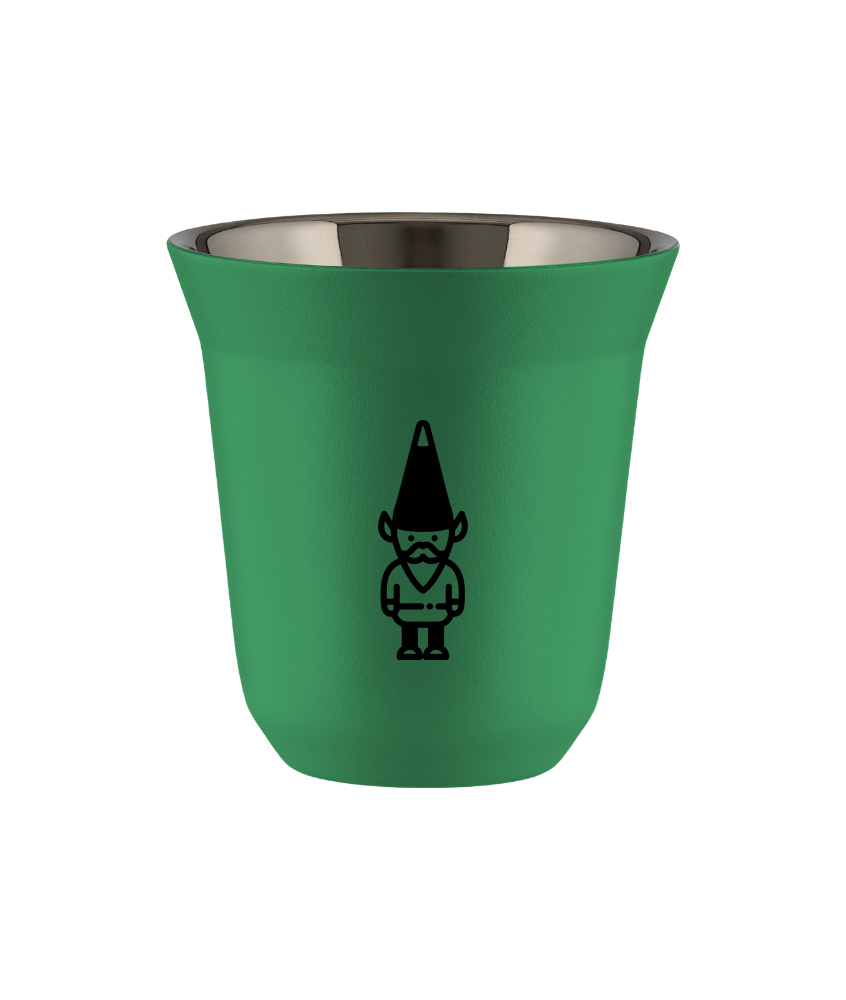 Kubek 150 ml ZIELONY "Krasnal 1 (czarny)"