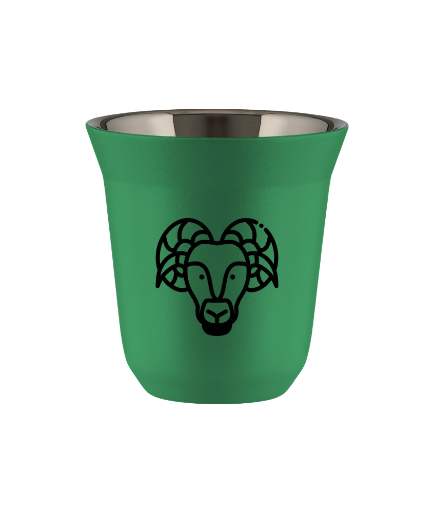Kubek 240 ml ZIELONY "Baran (czarny)"