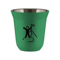 Cup 80 ml GREEN "Climbing 1"