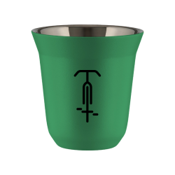 Cup 80 ml GREEN "Cycling 1 (black)"