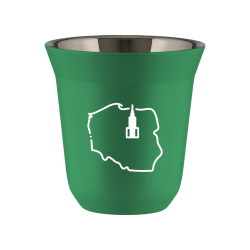 Cup 80 ml GREEN "Poland (white)"