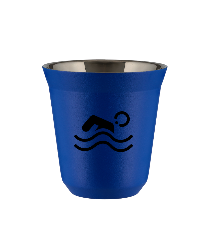 Kubek navy blue 150 ml, PLYWAK kubek termiczny na kawe | 70,00 zł
