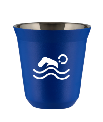 Kubek navy blue 150 ml, PLYWAK (bialy)