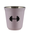 Kubek lawendowy 150 ml, SZTANGA (czarny) kubek termiczny na kawe | 70,00 zł
