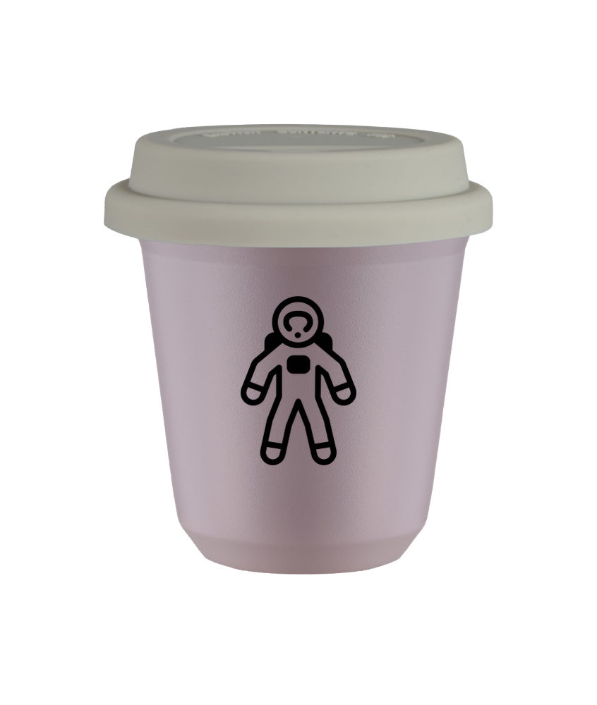 Kubek lawendowy 150 ml, ASTRONAUTA (czarny) z pokrywka biala kubek termiczny na kawe | 75,00 zł Kubek lawendowy 150 ml, ASTRONAUTA (czarny) z pokrywka biala kubek termiczny na kawe | 75,00 zł