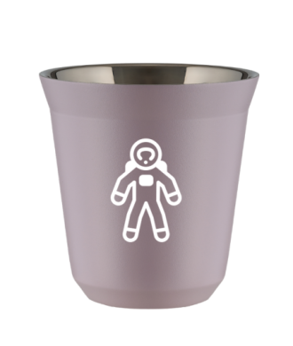 Kubek lawendowy 150 ml, ASTRONAUTA (bialy) kubek termiczny na kawe | 70,00 zł