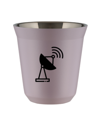 Kubek lawendowy 150 ml, ANTENA kubek termiczny na kawe | 70,00 zł