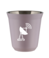 Kubek lawendowy 150 ml, ANTENA (bialy) kubek termiczny na kawe | 70,00 zł