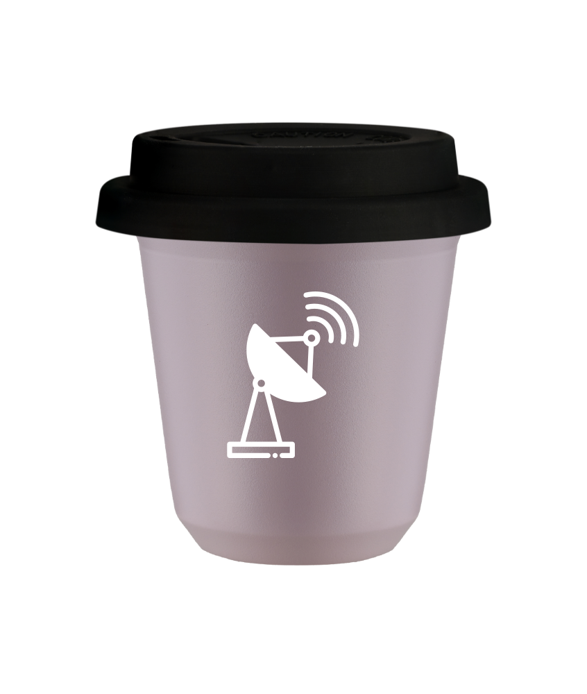 Kubek lawendowy 150 ml, ANTENA (bialy) z pokrywka czarna kubek termiczny na kawe | 75,00 zł Kubek lawendowy 150 ml, ANTENA (bialy) z pokrywka czarna kubek termiczny na kawe | 75,00 zł