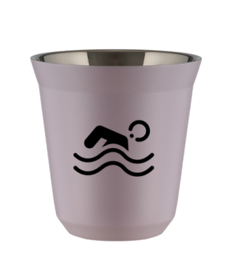 Kubek lawendowy 150 ml, PLYWAK (czarny)