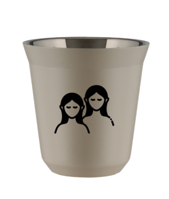 Kubek natural beige 150 ml, BLIZNIETA kubek termiczny na kawe | 70,00 zł