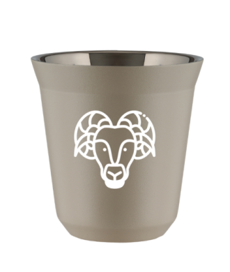 Kubek natural beige 150 ml, BARAN (bialy) kubek termiczny na kawe | 70,00 zł