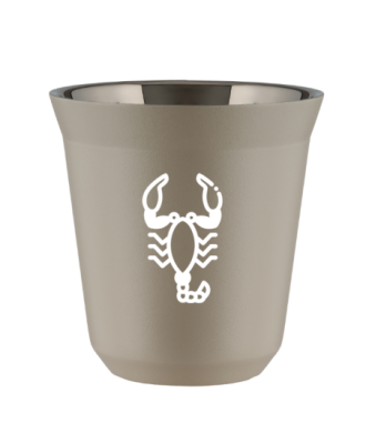Kubek natural beige 150 ml, SKORPION (bialy) kubek termiczny na kawe | 70,00 zł