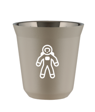 Kubek 150 ml BEŻOWY "Astronauta (biały)" Kubek 150 ml BEŻOWY "Astronauta (biały)"