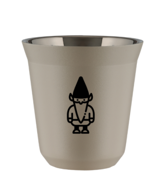 Kubek natural beige 150 ml, KRASNAL 2 (czarny)