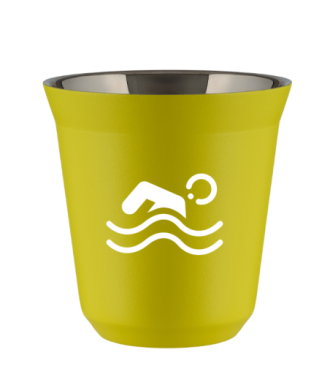 Kubek canary yellow 150 ml, PLYWAK (bialy)