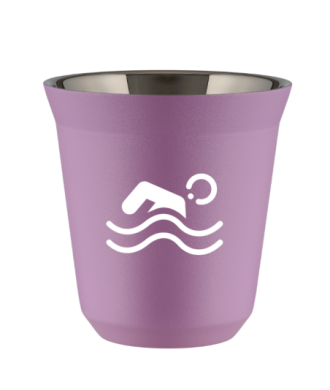 Kubek liliowy 150 ml, PLYWAK (bialy)