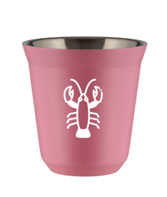 Kubek 150 ml RÓŻOWY "Rak (biały)" Kubek 150 ml RÓŻOWY "Rak (biały)"