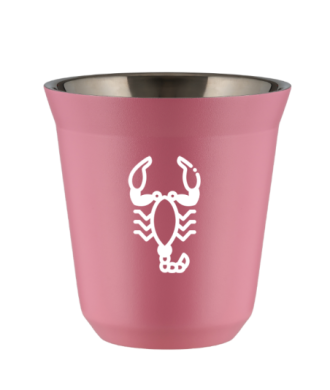 Kubek 150 ml RÓŻOWY "Skorpion (biały)" Kubek 150 ml RÓŻOWY "Skorpion (biały)"