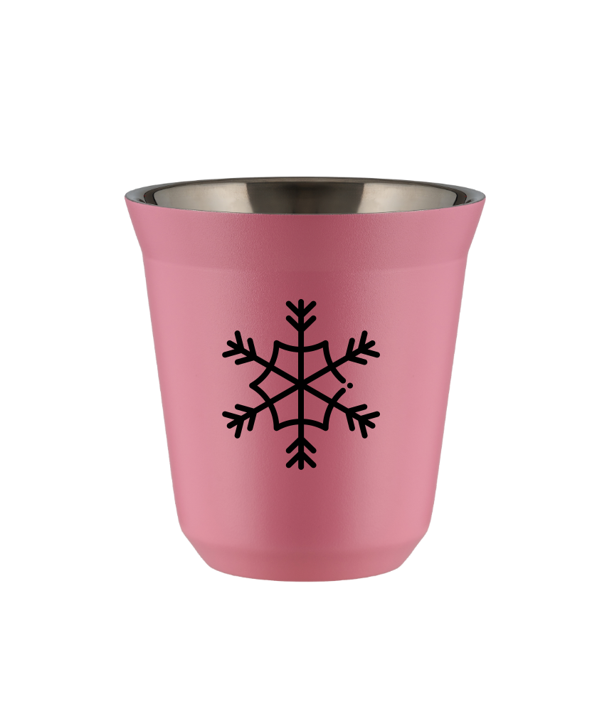 Kubek hot pink 150 ml, SNIEZYNKA (czarny) kubek termiczny na kawe | 70,00 zł Kubek hot pink 150 ml, SNIEZYNKA (czarny) kubek termiczny na kawe | 70,00 zł